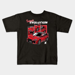 Lancer Evolution X Kids T-Shirt